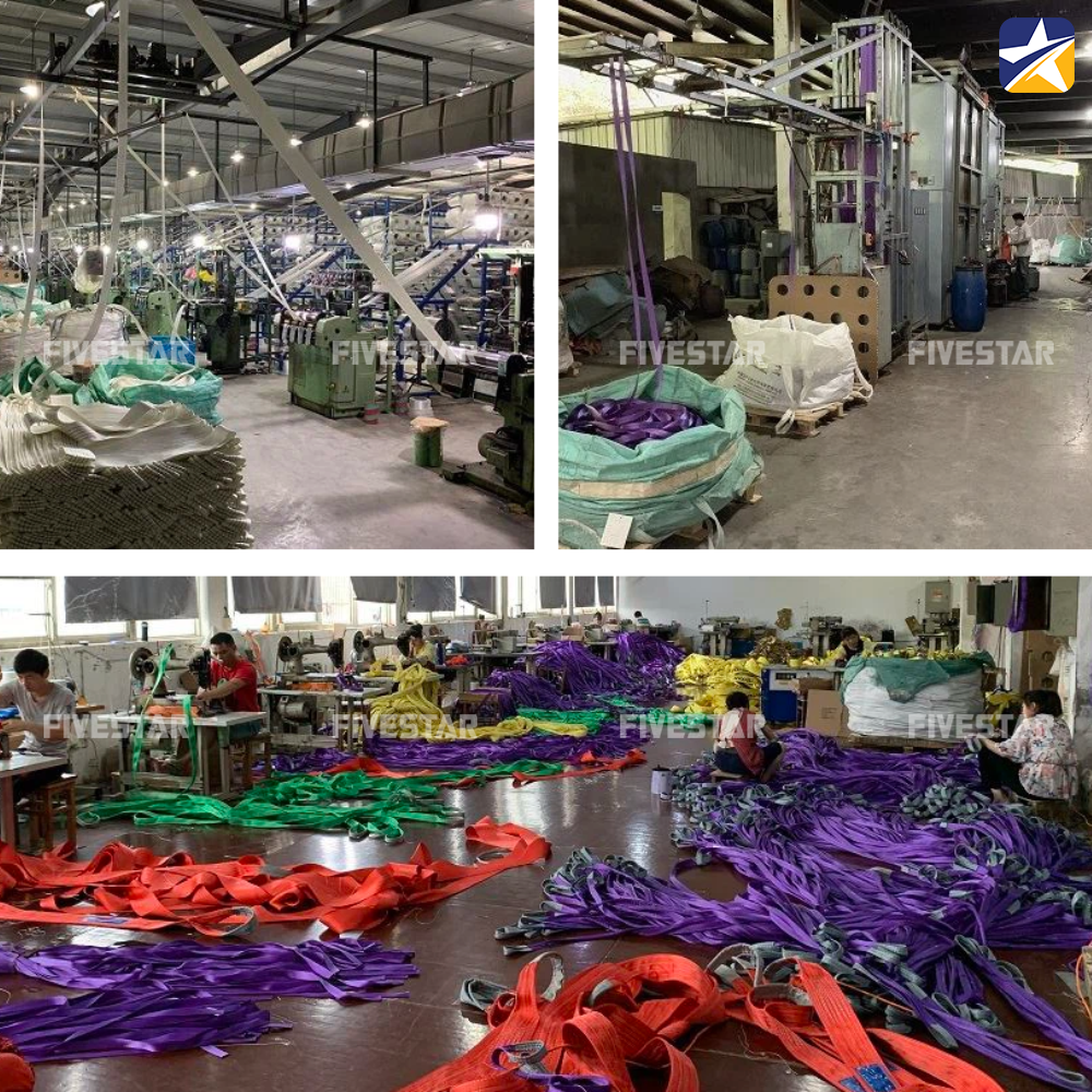 Khả năng đáp ứng được đơn hàng cáp vải cẩu hàng số lượng lớn Khả năng đáp ứng được đơn hàng cáp vải cẩu hàng số lượng lớn