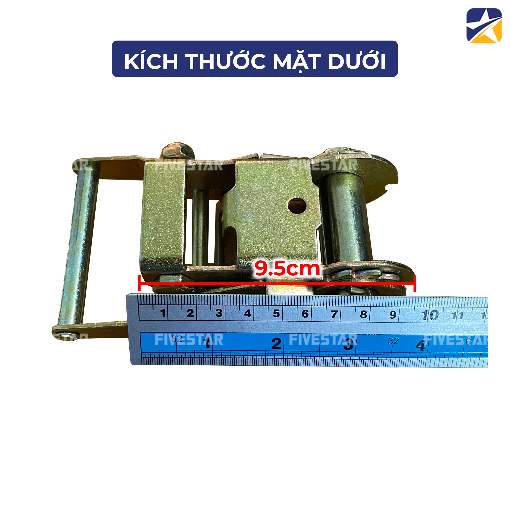 Kích thước mặt dưới đầu tăng đơ bản 38mm tải 2 tấn Kích thước mặt dưới đầu tăng đơ bản 38mm tải 2 tấn