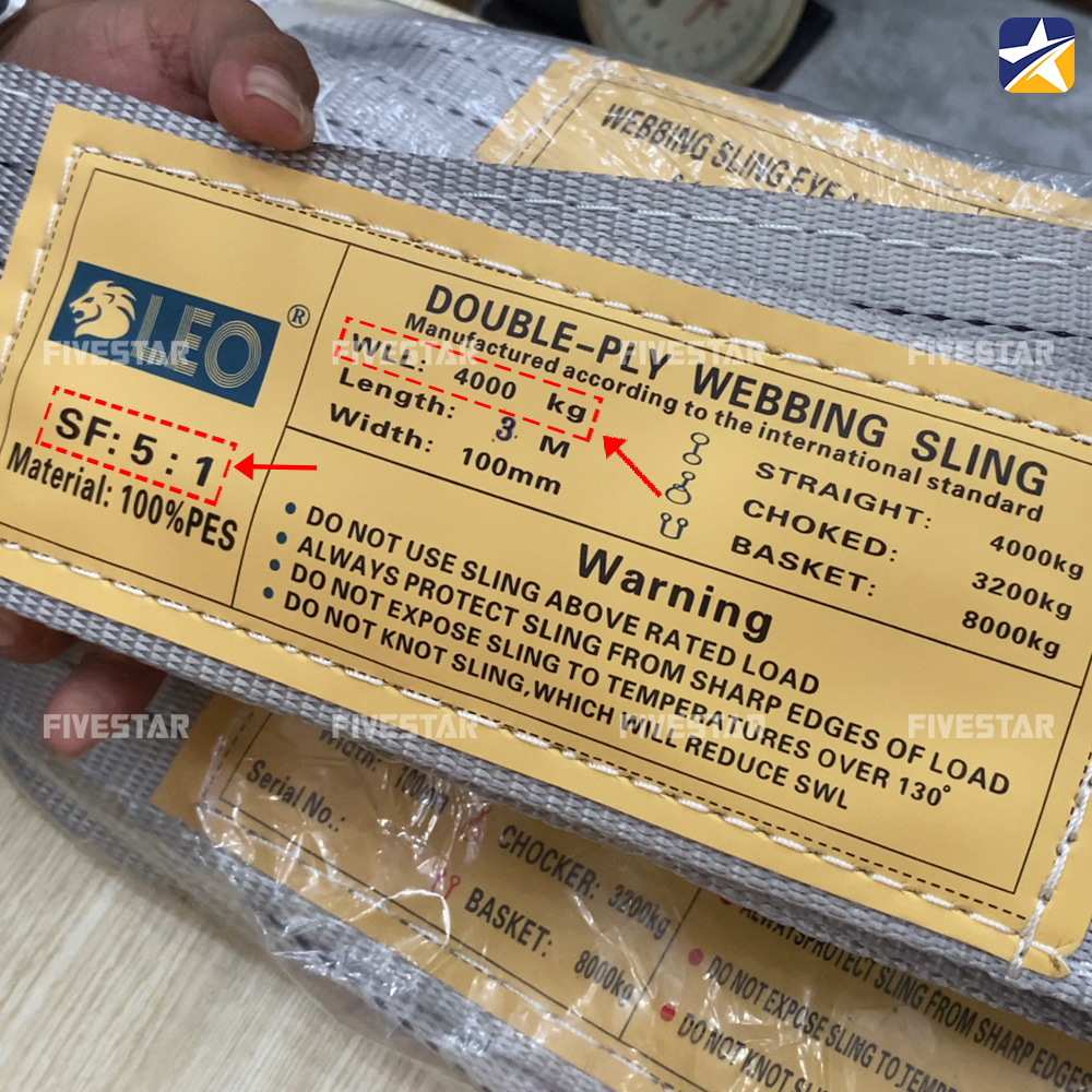 Kiểm tra các thông số tải trên tem trước khi sử dụng Kiểm tra các thông số tải trên tem trước khi sử dụng