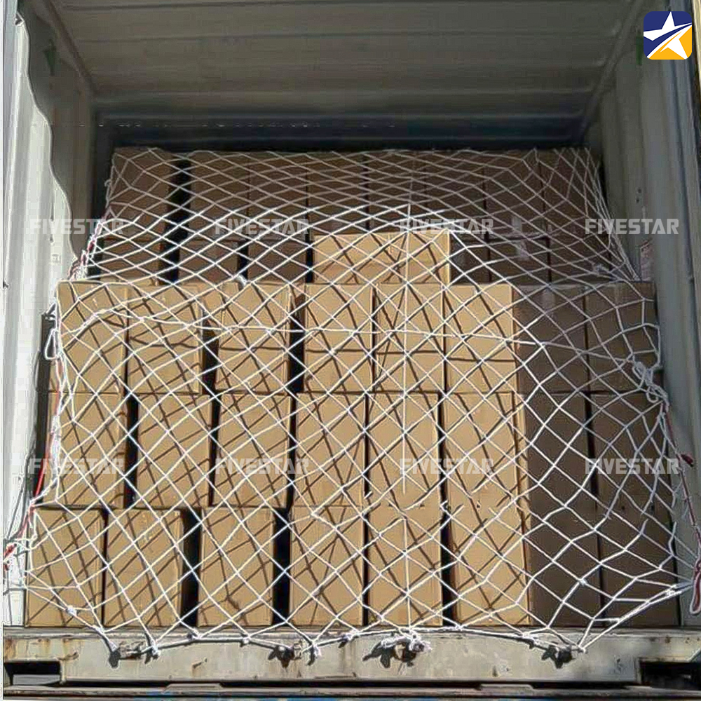 Lưới chắn container phi 4 mắt 10cm giúp bảo vệ hàng hóa tuyệt vời Lưới chắn container phi 4 mắt 10cm giúp bảo vệ hàng hóa tuyệt vời
