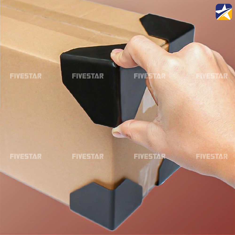 Nẹp góc nhựa 3 chấu 75x75x75mm độ bền cao cứng cáp bảo vệ tốt các cạnh đồ vật Nẹp góc nhựa 3 chấu 75x75x75mm độ bền cao cứng cáp bảo vệ tốt các cạnh đồ vật