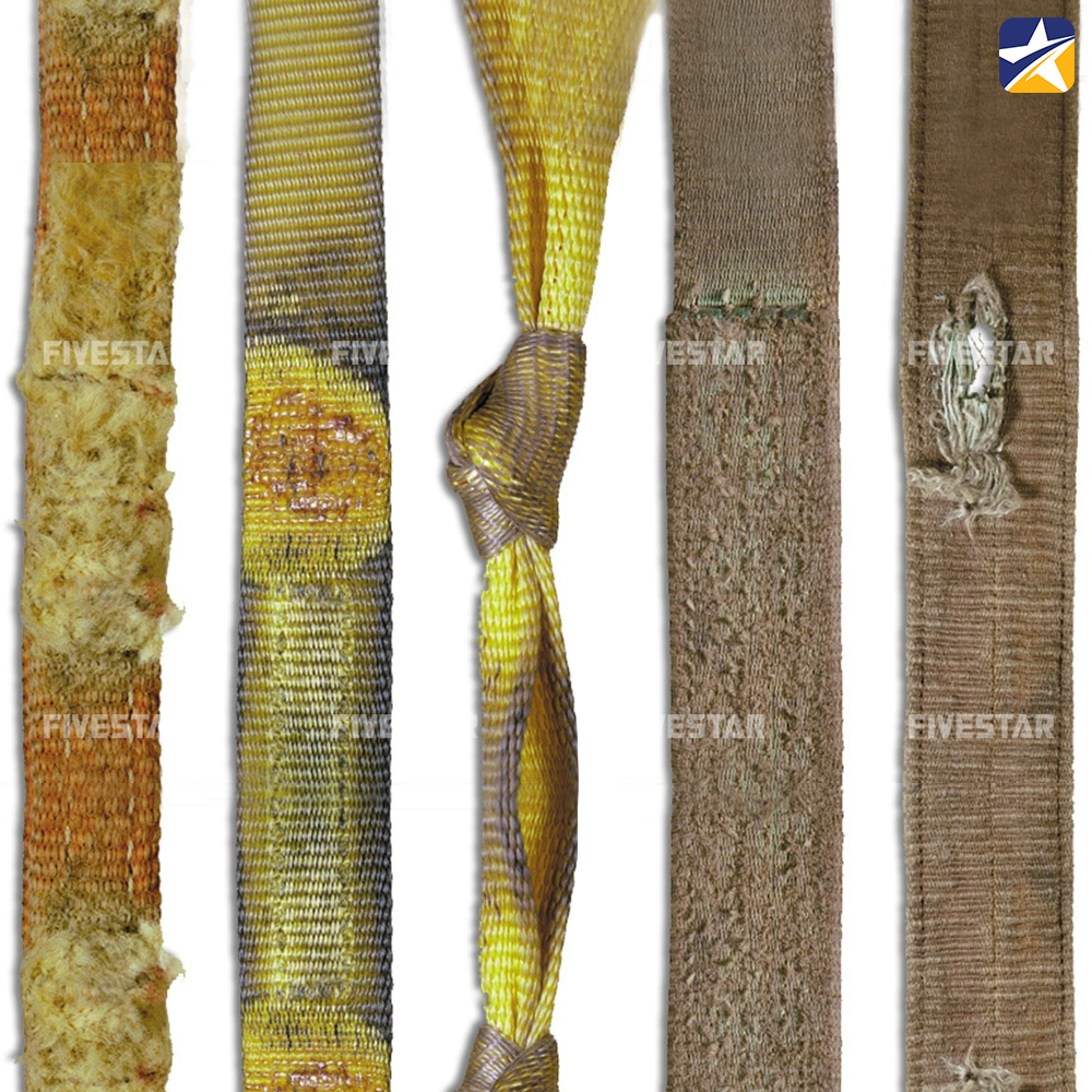 Những dấu hiệu hư hỏng thường gặp trên dây cáp vải Những dấu hiệu hư hỏng thường gặp trên dây cáp vải