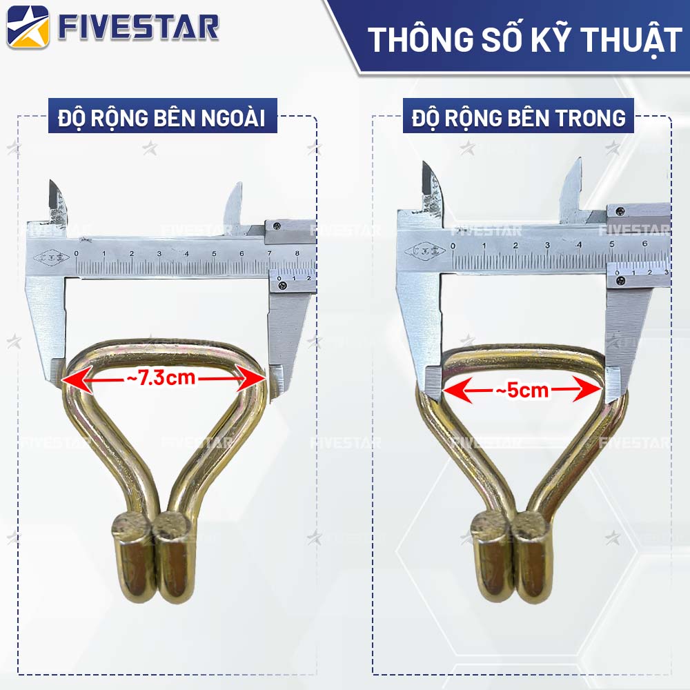 Số đo cơ bản của móc J bản 50mm tải 5 tấn Số đo cơ bản của móc J bản 50mm tải 5 tấn