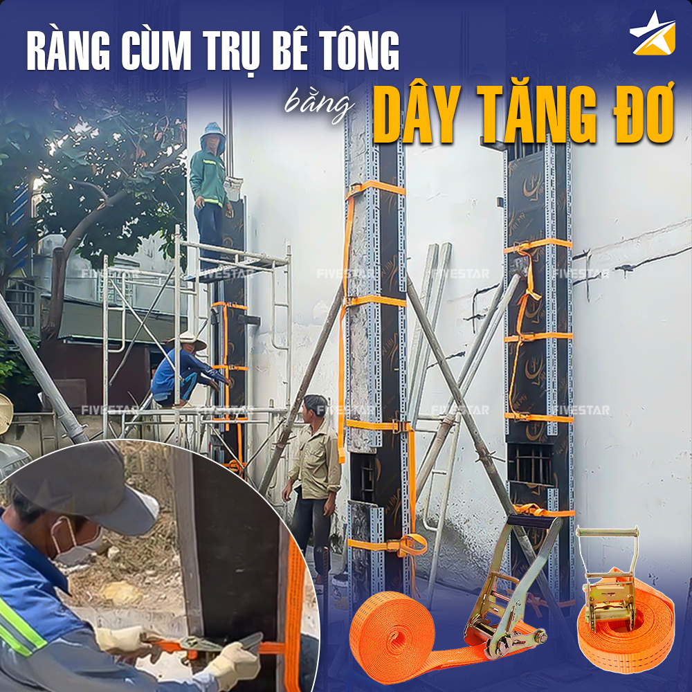 Sử dụng dây tăng đơ làm giải pháp cùm trụ bê tông dần trở thành xu hướng Sử dụng dây tăng đơ làm giải pháp cùm trụ bê tông dần trở thành xu hướng
