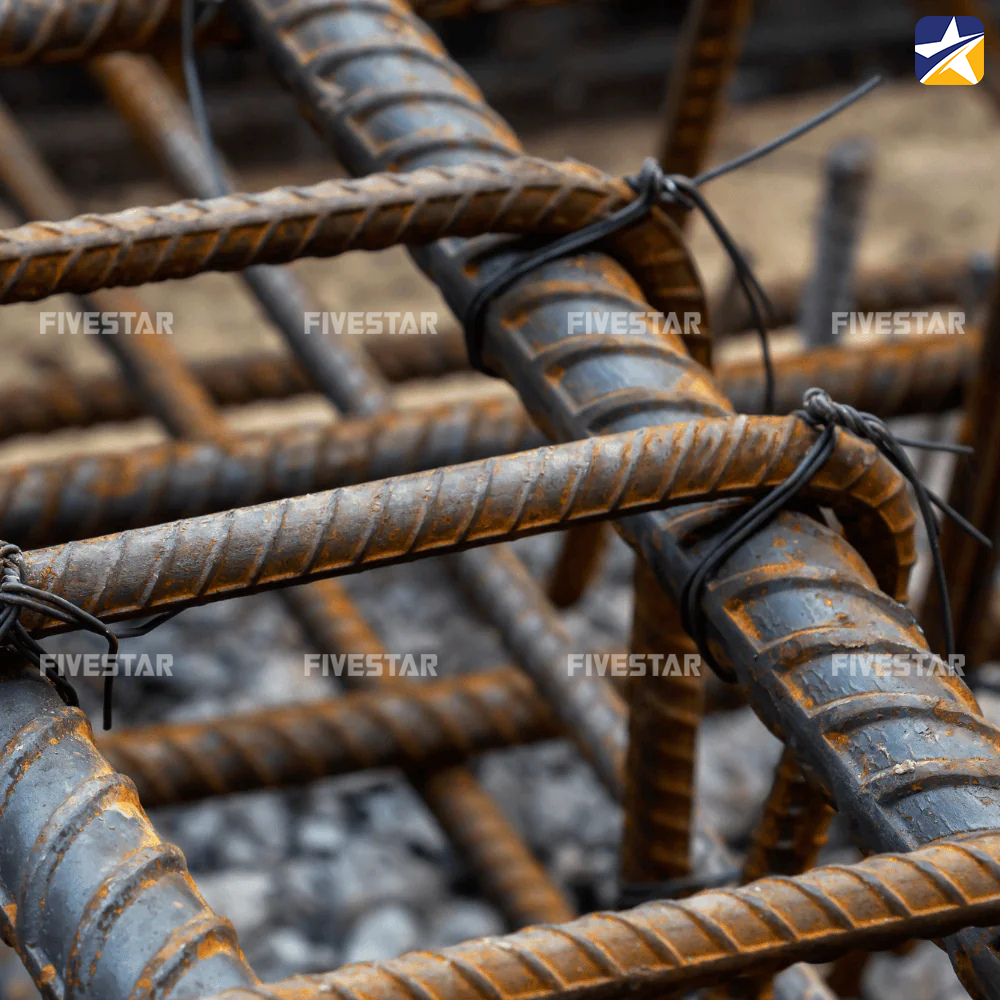 Sử dụng dây thép buộc cùm trụ Sử dụng dây thép buộc cùm trụ