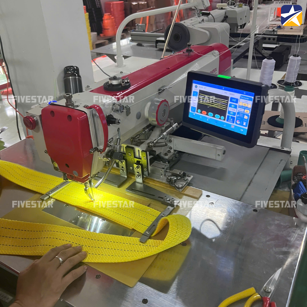 Sử dụng máy lập trình để gia công dây cáp vải cẩu hàng 3 tấn cho độ chính xác cao Sử dụng máy lập trình để gia công dây cáp vải cẩu hàng 3 tấn cho độ chính xác cao