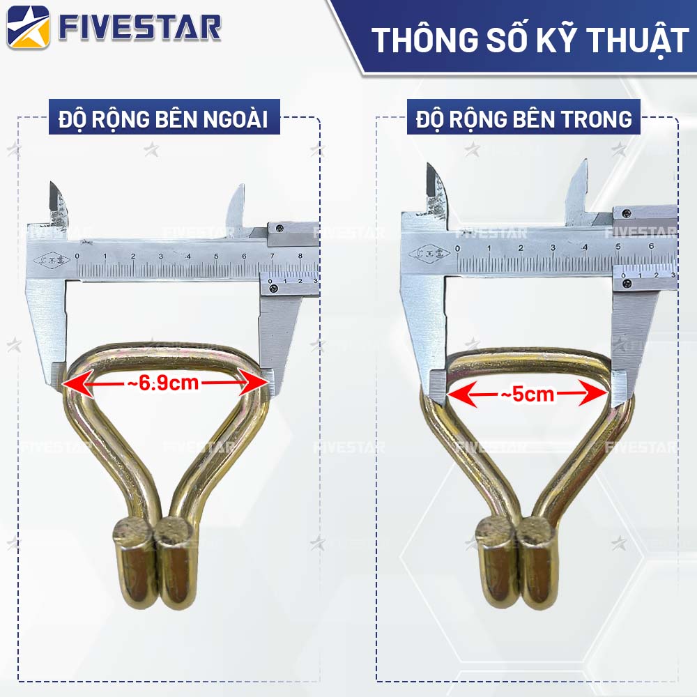 Thông số kích thước của móc J bản 50mm tải 3 tấn Thông số kích thước của móc J bản 50mm tải 3 tấn