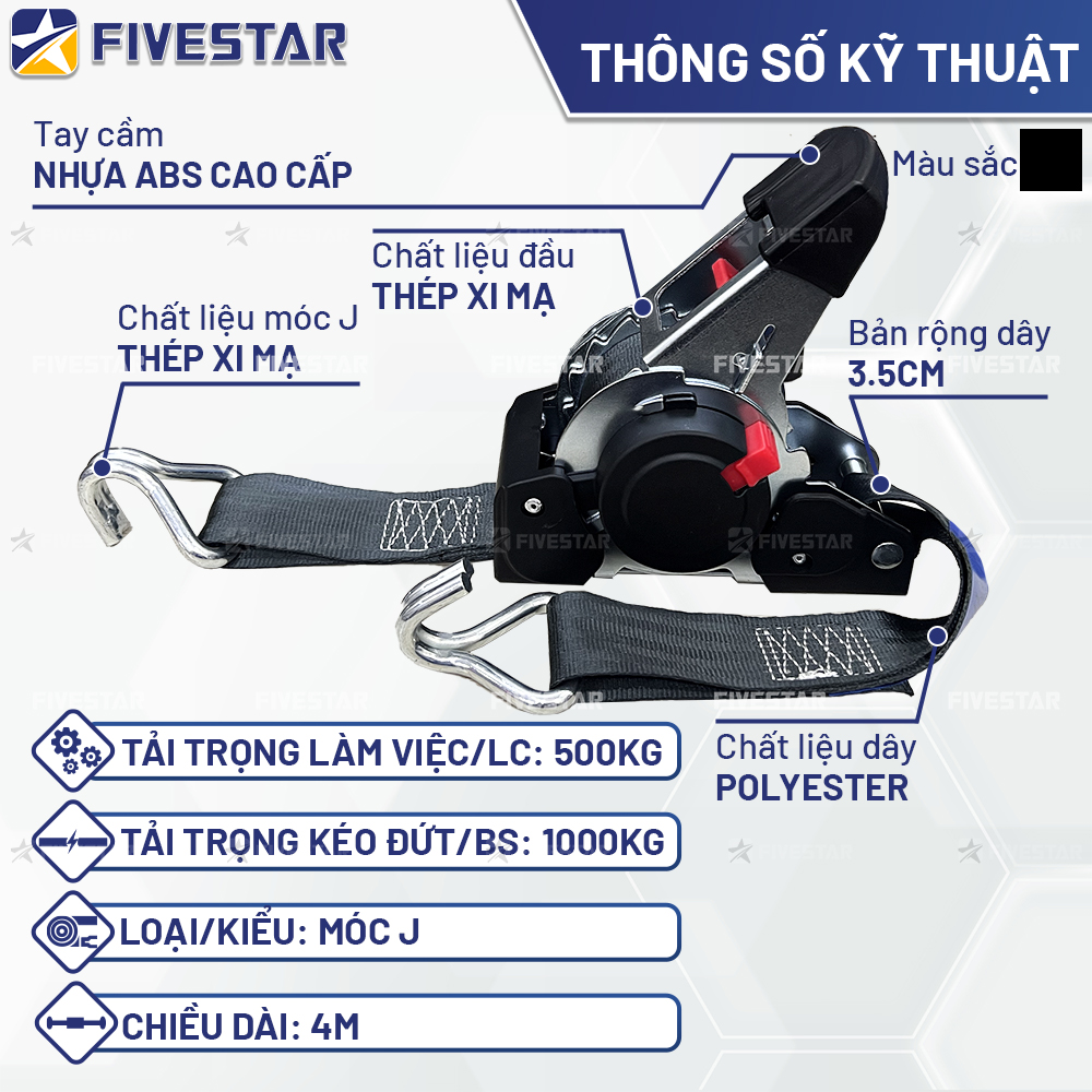 thông số kỹ thuật dây tăng đơ bản 35mm tải 1 tấn móc J thông số kỹ thuật dây tăng đơ bản 35mm tải 1 tấn móc J