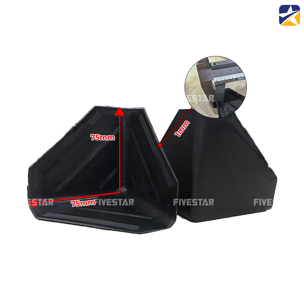 Thông số kỹ thuật nẹp góc nhựa 75x75x75mm Thông số kỹ thuật nẹp góc nhựa 75x75x75mm