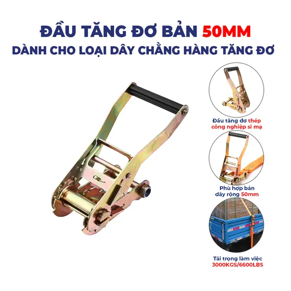 Đầu tăng đơ bản 50mm tải 3 tấn