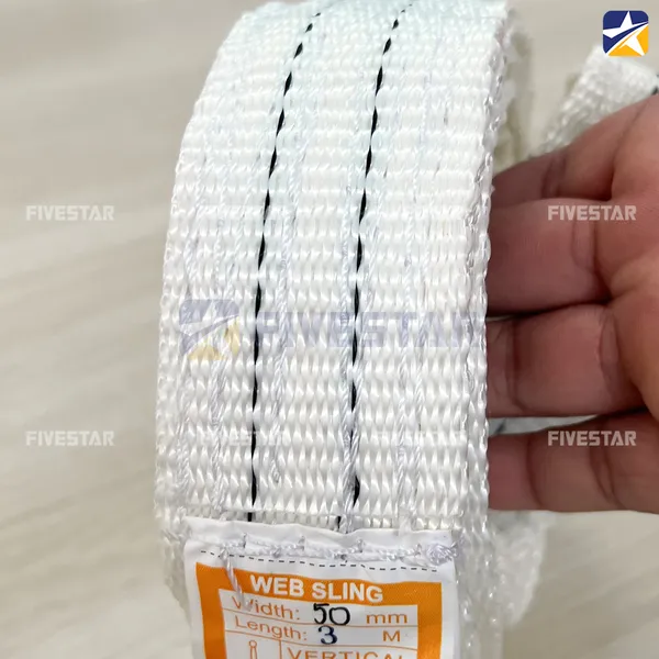 Dây cáp vải trắng