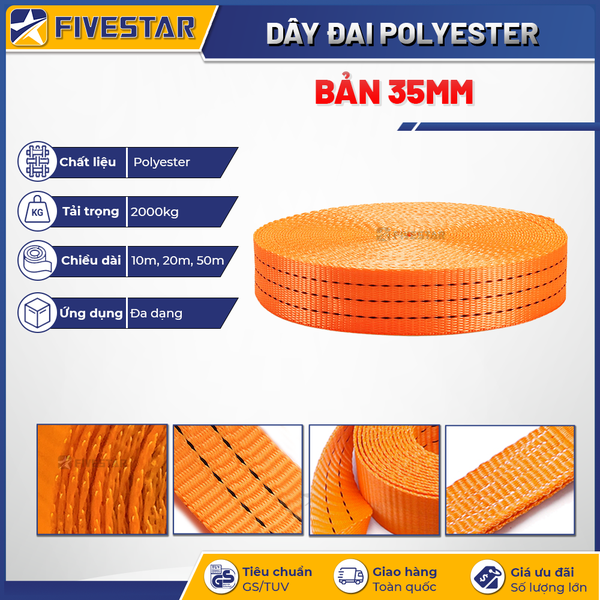 Dây đai polyester bản 35mm