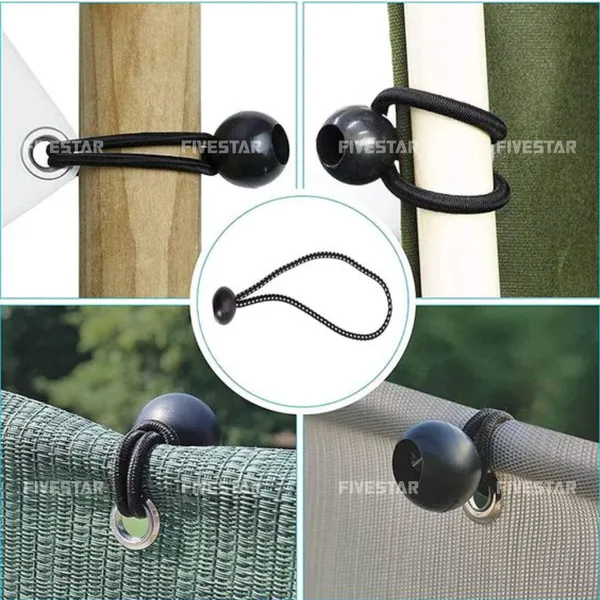 Combo 10 sợi dây thun bi nhựa buộc nhanh Ball Bungee