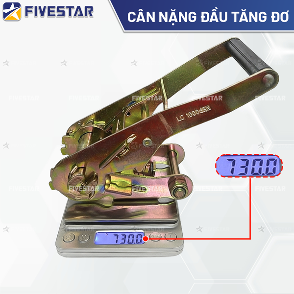 Đầu tăng đơ bản 50mm tải 2 tấn