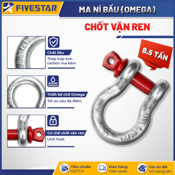 Ma Ní Omega Tải 8.5 Tấn