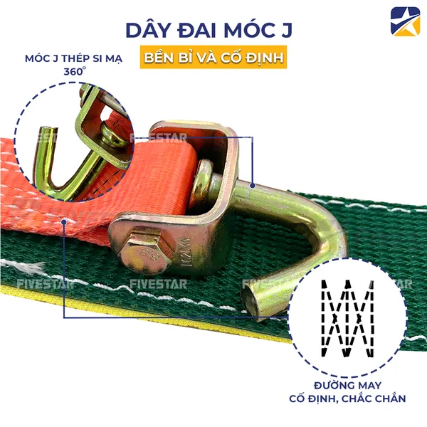 Dây Tăng Đơ Chằng Bánh Xe Vận Chuyển Ô Tô