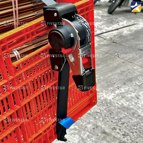 Dây tăng đơ tự rút bản 25mm tải 600kg móc S