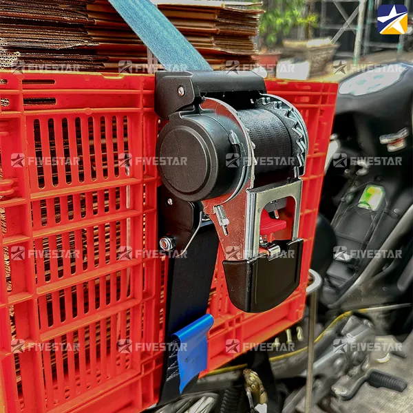 Dây tăng đơ tự rút bản 50mm tải 1.5 tấn móc J