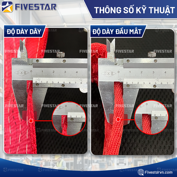Dây cáp vải tải 5 tấn
