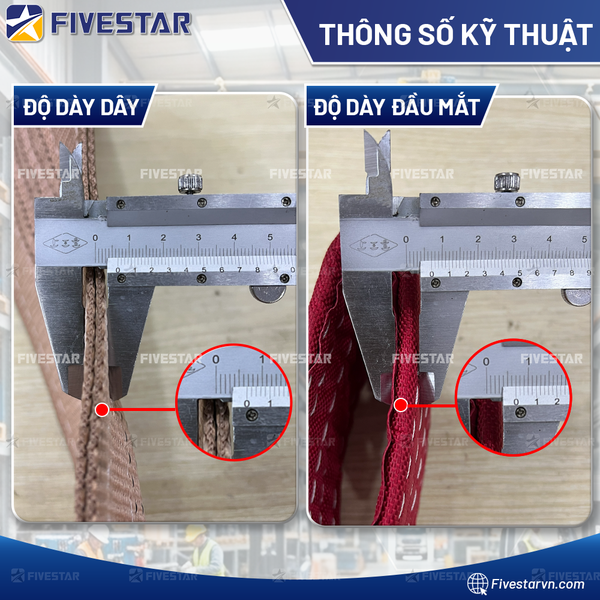 Dây cáp vải tải 6 tấn