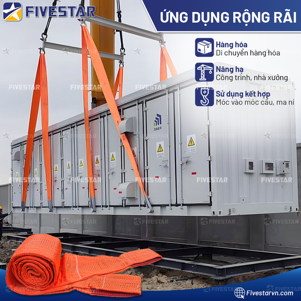 Dây cáp vải tải 10 tấn