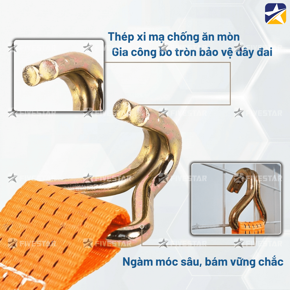 Ưu điểm thiết kế của móc J kép Fivestar Ưu điểm thiết kế của móc J kép Fivestar