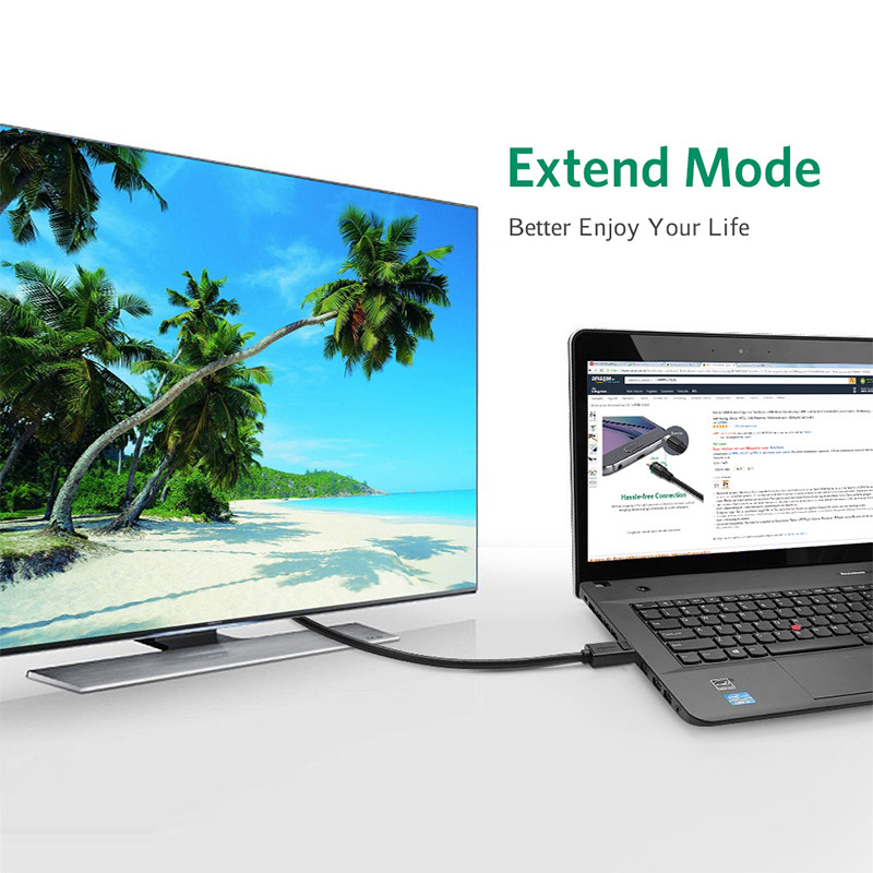 Cáp Displayport dài 2M hỗ trợ 4K Ugreen 10211