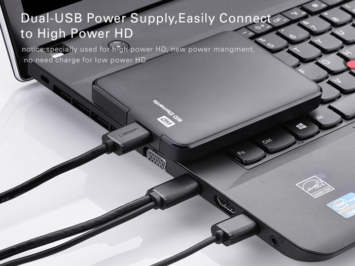 Cáp chuyển USB 3.0 to Micro B dài 1M ugreen 10382