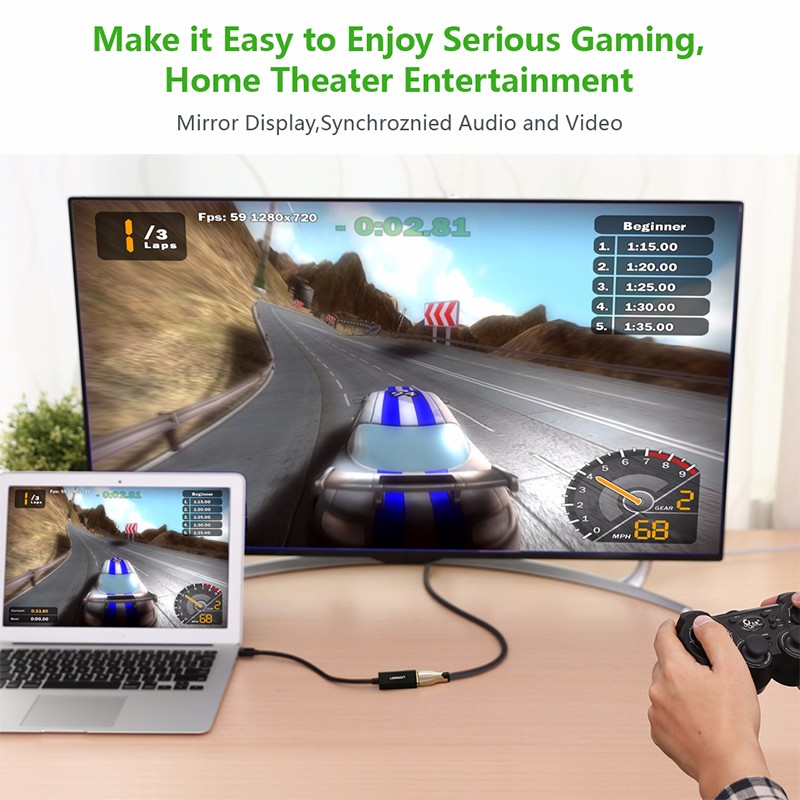 Cáp chuyển Mini DisplayPort to HDMI (âm) Ugreen 10461