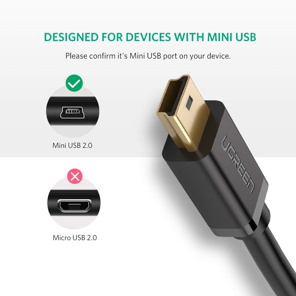 Cáp Mini USB dài 1.5m Ugreen 10385 Cáp Mini USB dài 1.5m Ugreen 10385