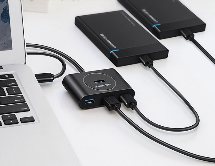 Bộ chia USB 3.0 4 cổng Ugreen 20290 Bộ chia USB 3.0 4 cổng Ugreen 20290