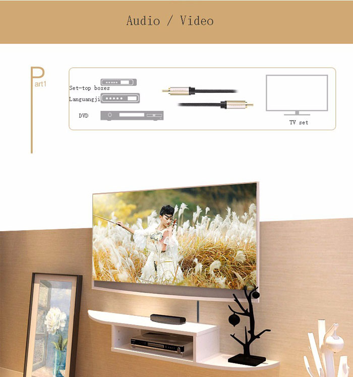 Cáp âm thanh RCA Coaxial dài 5m Ugreen 20740