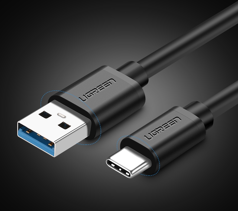 Cáp chuyển Type C to USB 3.0 dài 2m Ugreen 20884