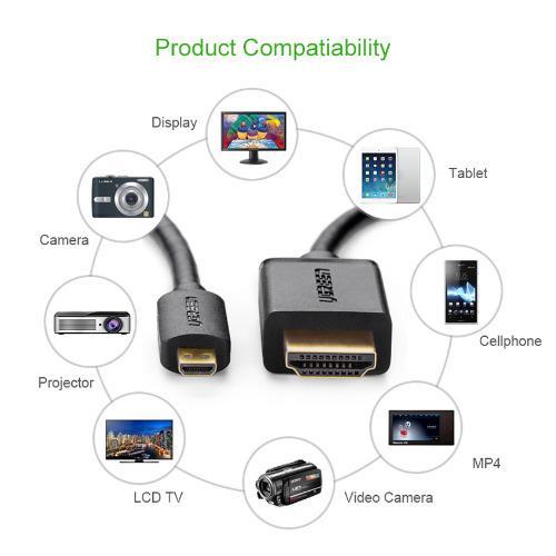 Cáp Micro HDMI to HDMI 1.5M Ugreen 30102