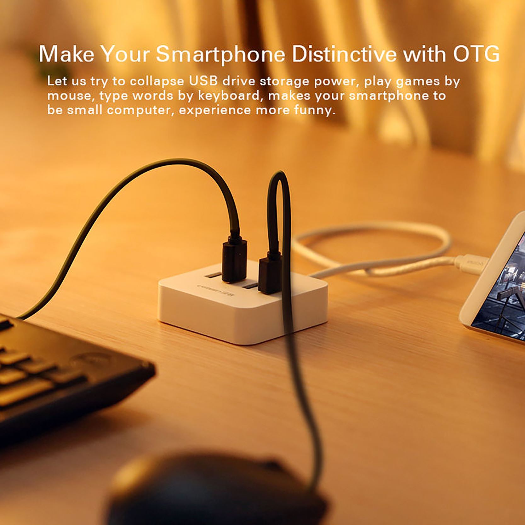 Bộ chia USB Type C 4 cổng USB 3.0 Ugreen 30316