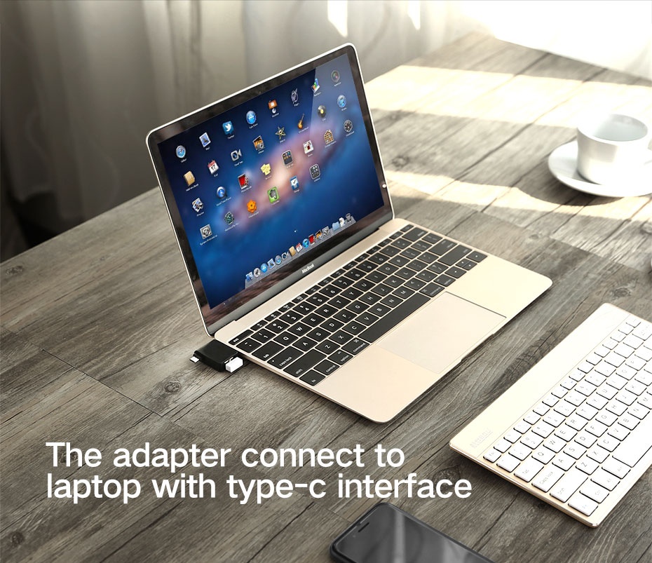 Đầu chuyển USB Type C + Micro USB  to USB 3.0 OTG Ugreen 30453