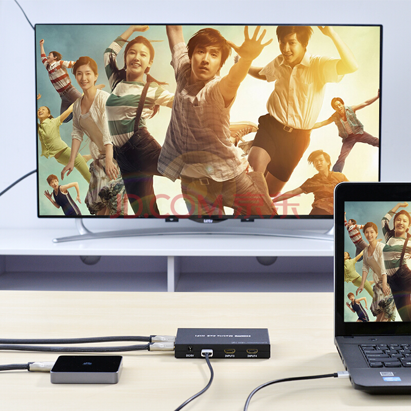 Bộ gộp HDMI 4 ra 2 matrix hỗ trợ 1080p Ugreen 40216