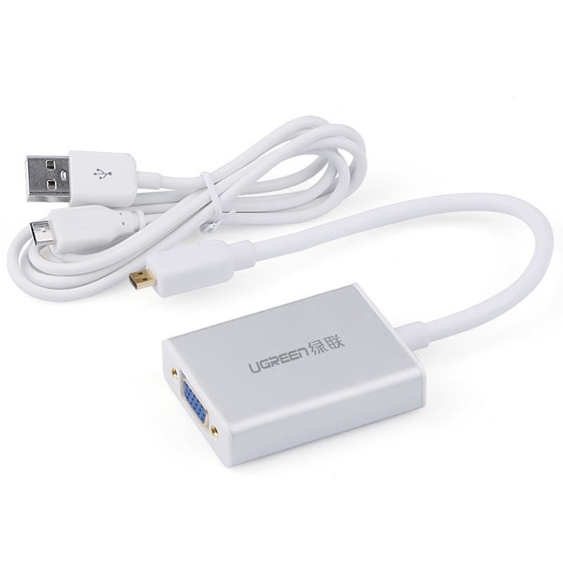 Cáp chuyển Micro HDMI to VGA+Audio Ugreen 40222