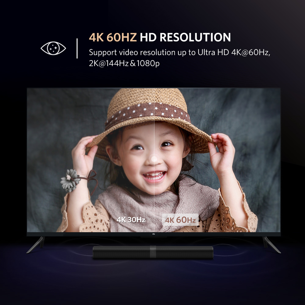 Cáp Displayport 3m hỗ trợ 3D, 4K*2K 60Hz Ugreen 30121