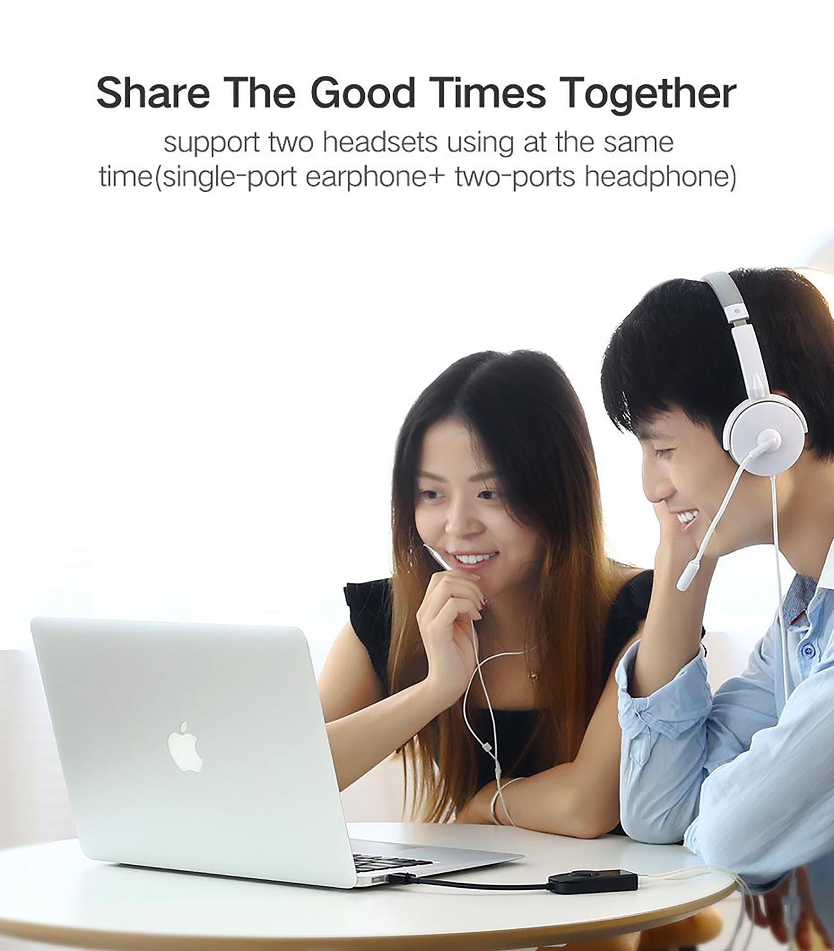 Cáp chuyển USB 2.0 sang 3.5mm Mic & Loa có Vol Ugreen 40964 Cáp chuyển USB 2.0 sang 3.5mm Mic & Loa có Vol Ugreen 40964