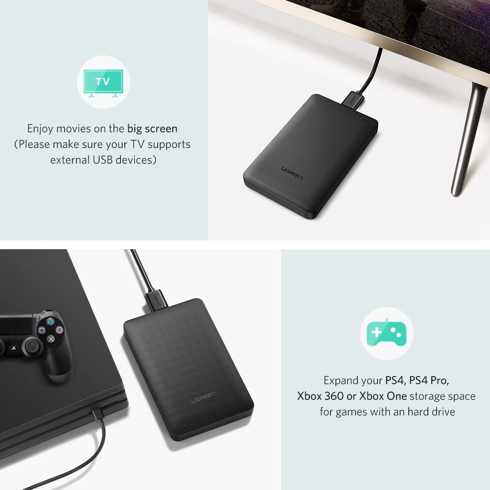 Box ổ cứng 2.5 inch USB 3.0 Ugreen 50208 Box ổ cứng 2.5 inch USB 3.0 Ugreen 50208