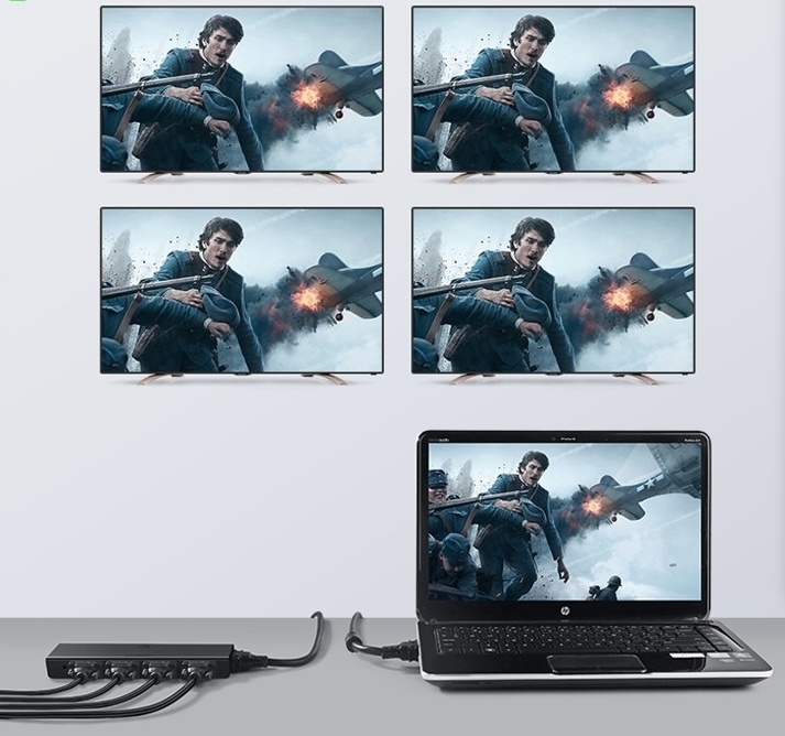 Bộ chia VGA 1 ra 4 (500Mhz) Ugreen 50292