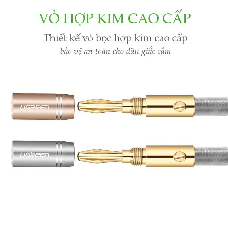 Cáp âm thanh giắc bắp chuối dài 1m Ugreen 50536 https://phanphoiugreen.com/san-pham/day-cap/audio/
