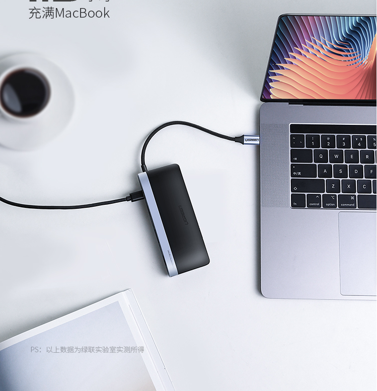 Bộ chuyển Type-C to HDMI, Lan, USB 3.0, SD/TF, sạc Type-C Ugreen 50989 Bộ chuyển Type-C to HDMI, Lan, USB 3.0, SD/TF, sạc Type-C Ugreen 50989