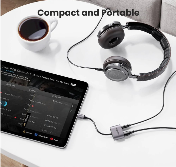 Cáp chuyển âm thanh Type C to 3.5mm + PD sạc Ugreen 60164 Cáp chuyển âm thanh Type C to 3.5mm + PD sạc Ugreen 60164