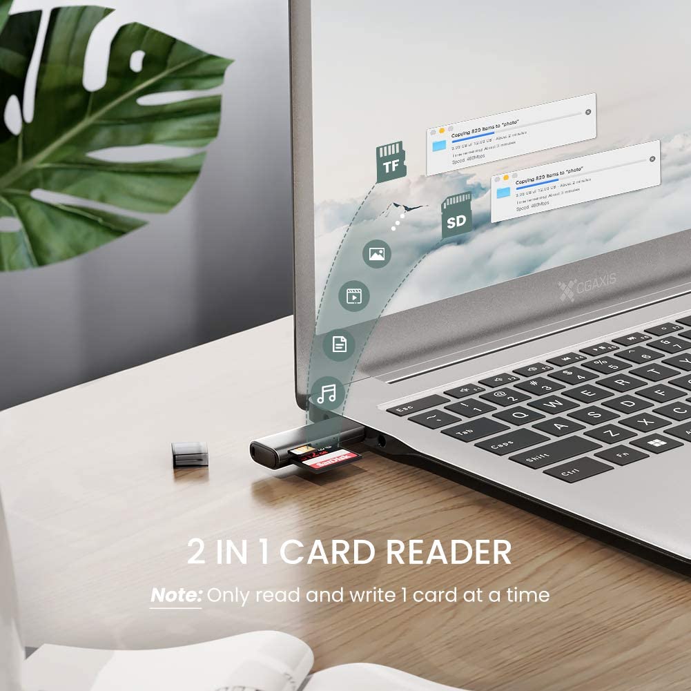 Đầu đọc thẻ nhớ SD/TF chuẩn USB 2.0 Ugreen 60721 Đầu đọc thẻ nhớ SD/TF chuẩn USB 2.0 Ugreen 60721