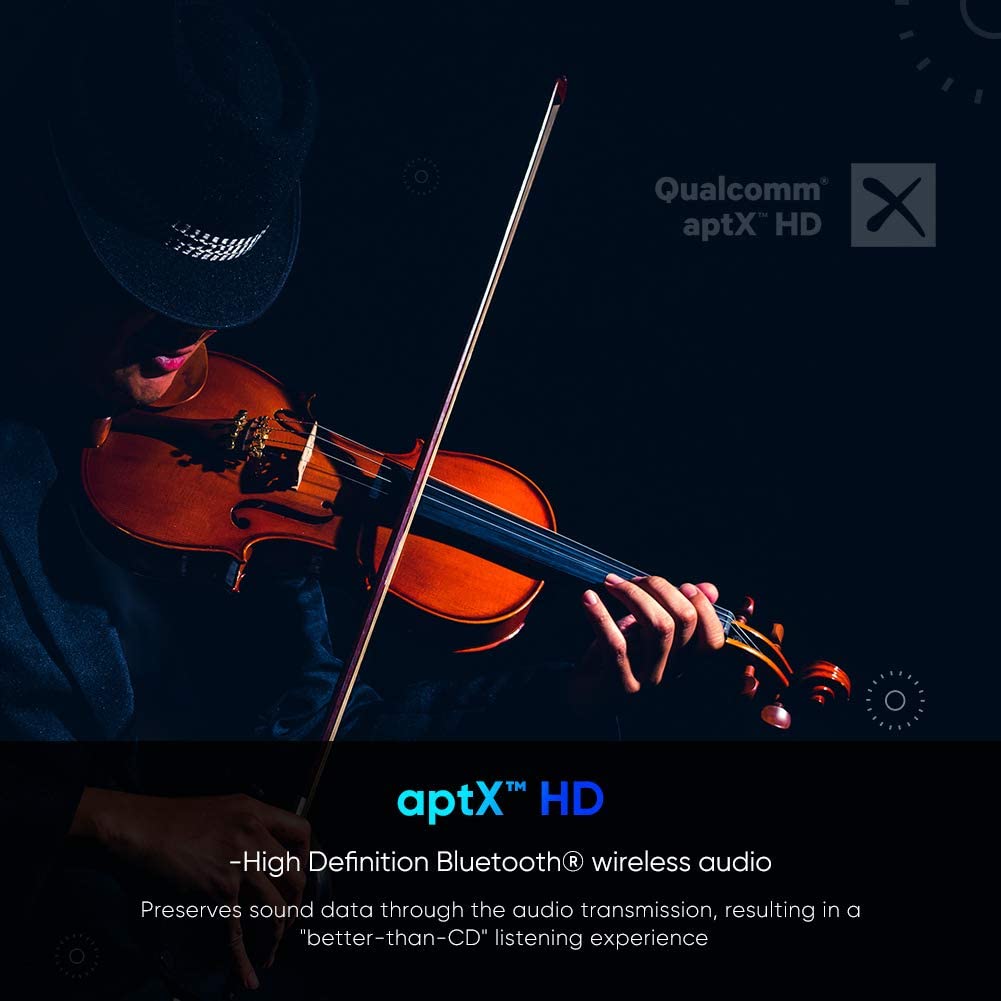 Bộ thu phát Bluetooth 5.0 hỗ trợ APTX Ugreen 70158 Bộ thu phát Bluetooth 5.0 hỗ trợ APTX Ugreen 70158