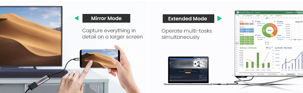 Cáp chuyển Type C sang HDMI 4K@60Hz Ugreen 70444 Cáp chuyển Type C sang HDMI 4K@60Hz Ugreen 70444