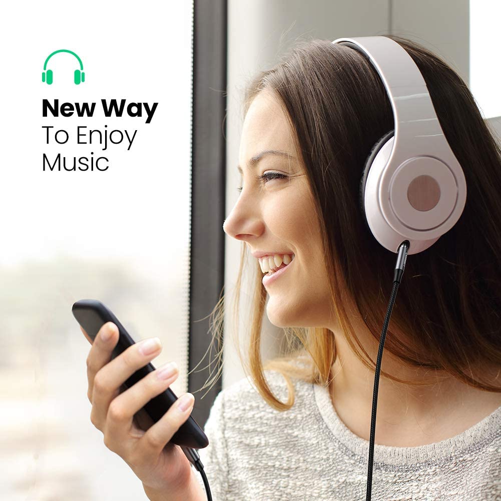 Cáp chuyển Lighting sang 3.5mm dài 1m Ugreen 70509 Cáp chuyển Lighting sang 3.5mm dài 1m Ugreen 70509