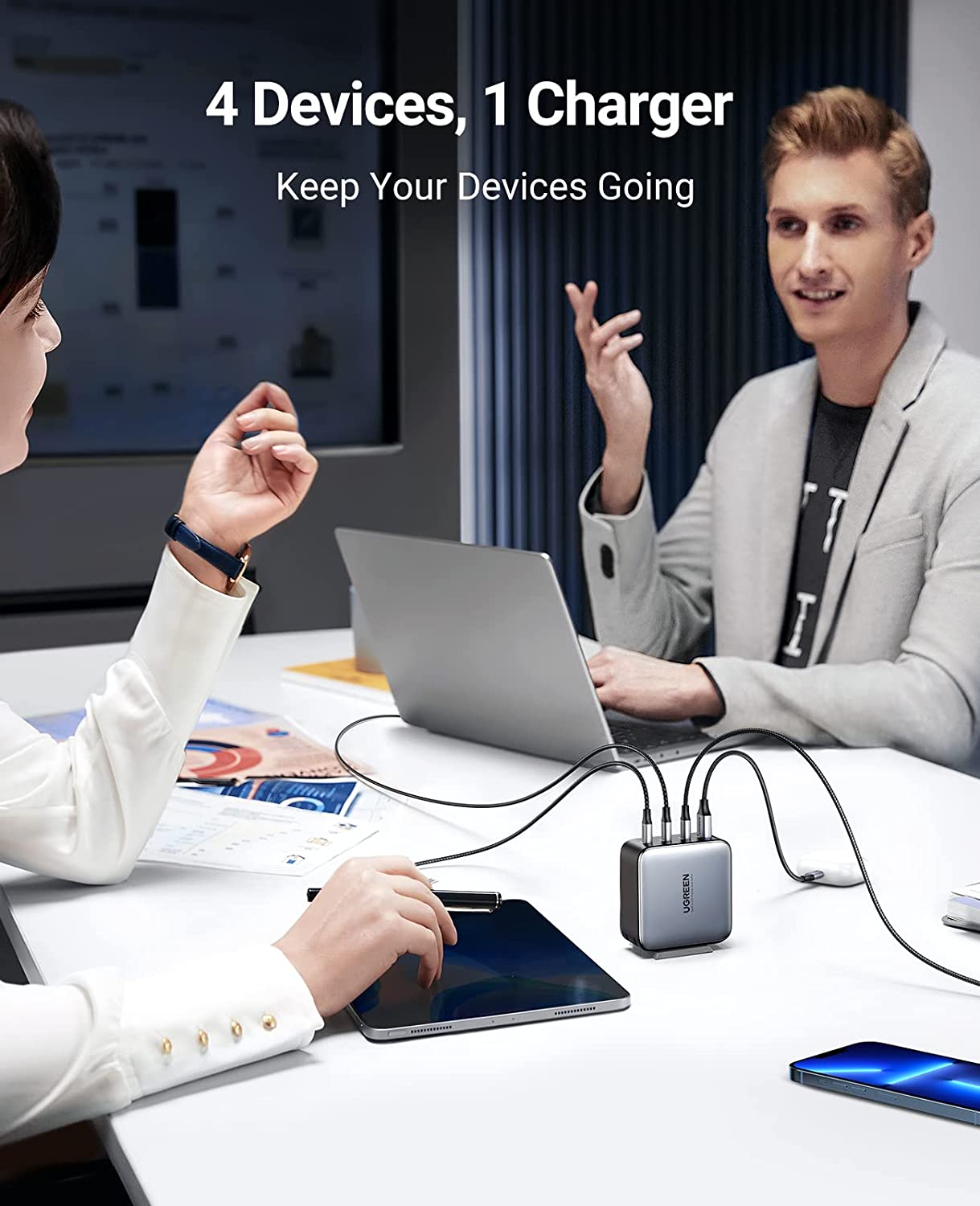 Bộ sạc UGREEN 100W USB C Ugreen 40737 Bộ sạc UGREEN 100W USB C Ugreen 40737